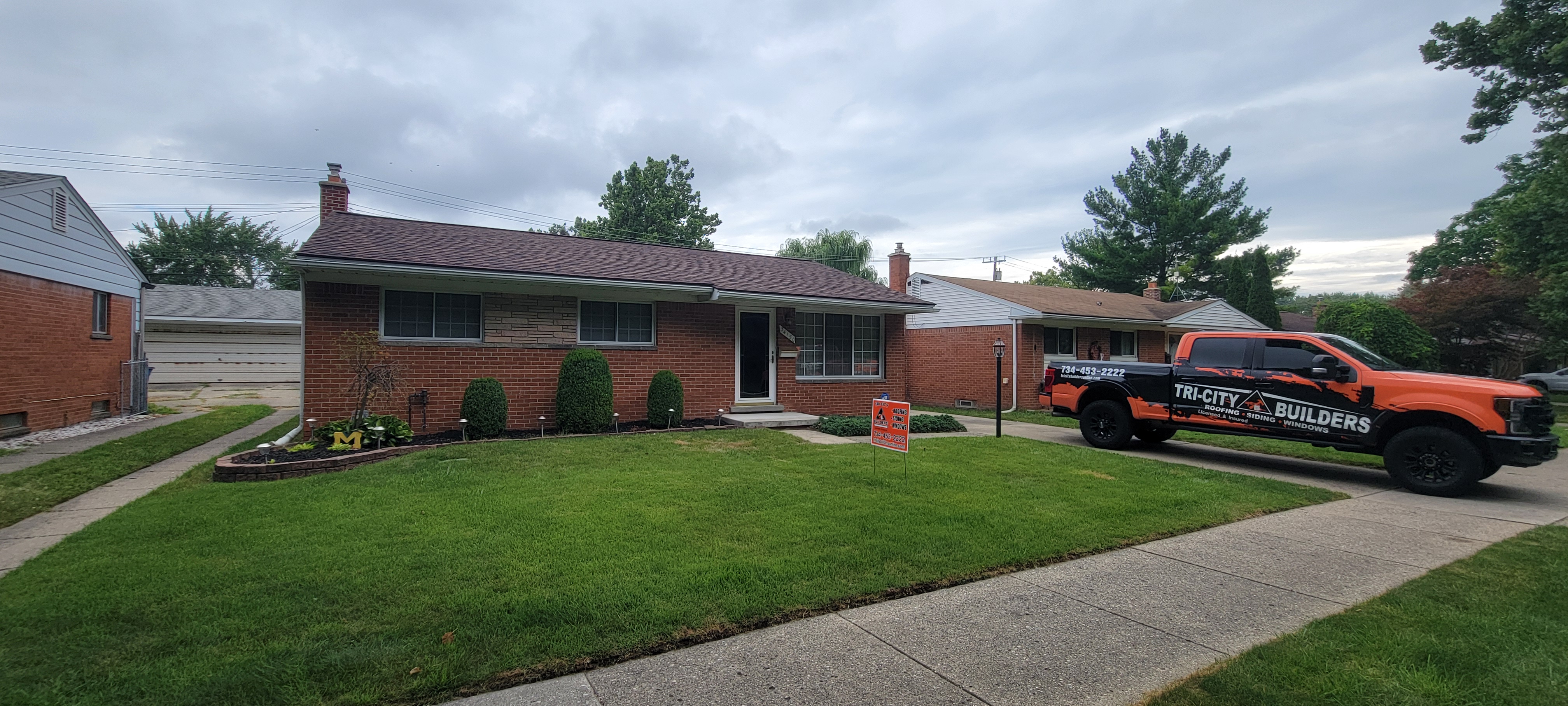 Finished roof Westland